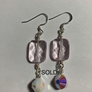 60 year old Swarovski Crystal. Rose Quartz